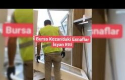 BURSA KOZAHAN'DA 500 ESNAF İSYAN ETTİ