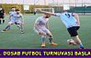 13. DOSAB FUTBOL TURNUVASI BAŞLADI