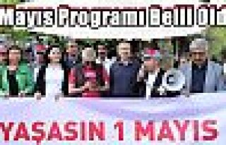 1 Mayıs Programı Belli Oldu