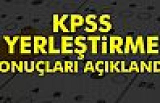 2016 KPSS yerleştirme sonuçları açıklandı