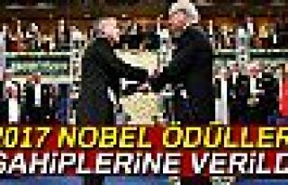 2017 Nobel Ödülleri sahiplerine verildi