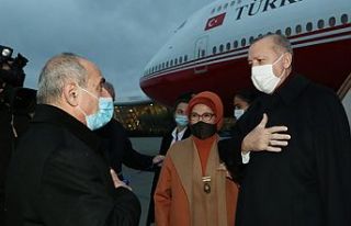 Cumhurbaşkanı Erdoğan Bakü'de