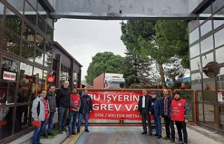 TKP'den grevdeki Bekaert işçilerine ziyaret