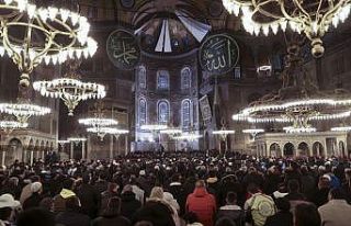 Diyanet İşleri Başkanı Erbaş, Ayasofya'da...