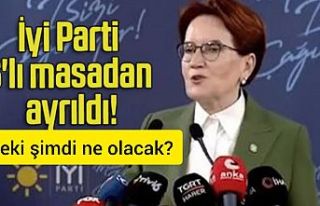 İYİ PARTİ GENEL BAŞKANI MERAL AKŞENER 6 MASADAN...