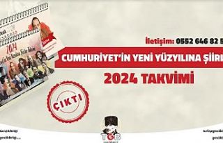 TGB’NİN 2024 “YENİ YÜZYILA ŞİİRLER” TAKVİMİ...