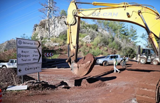 Bozburun içme suyu hattında 10 kilometre daha tamamlandı