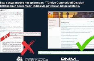 İletişim'den 'Dışişleri' açıklaması