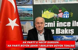 AK PARTİLİ NECİP DURSUN: " AK PARTİ BURSA...