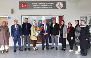 Bursa Nilüfer'de Başkan Özdemir'den şehit...