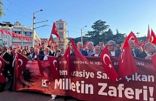 15 Temmuz’un yıl dönümünde Bursa’da Bayrak...