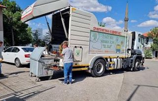 Elmadağ’da Çöp konteynerleri