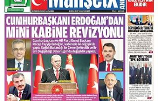 MANŞETX GAZETESİ'NİN 13. YIL 346. TEMMUZ SAYILARI...