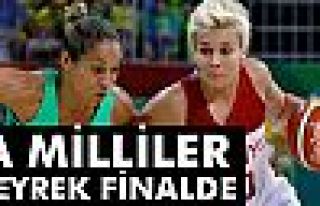 A milliler çeyrek finalde