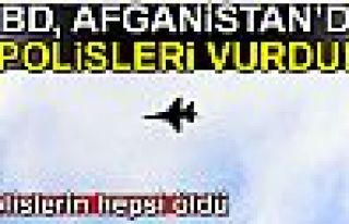 ABD POLİSLERİ VURDU!