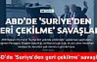 ABD'de 'Suriye'den geri çekilme' savaşları