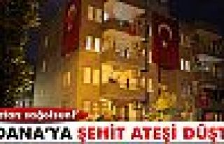 Adana'ya şehit ateşi düştü