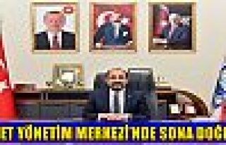 AFET YÖNETİM MERKEZİ’NDE SONA DOĞRU