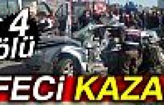 Afyonkarahisar’da feci kaza: 4 ölü