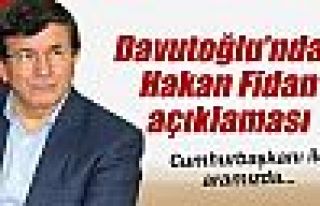 Ahmet Davutoğlu'ndan Hakan Fidan açıklaması