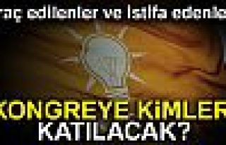 AK Parti’de kongreye kimler katılacak?