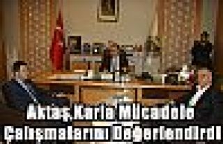 Aktaş,Karla Mücadele Çalışmalarını Değerlendirdi