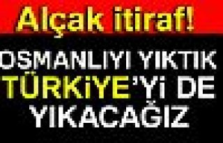 ALÇAK İTİRAF!