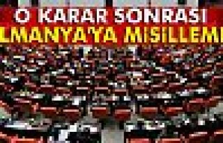 Almanya’ya misilleme geliyor