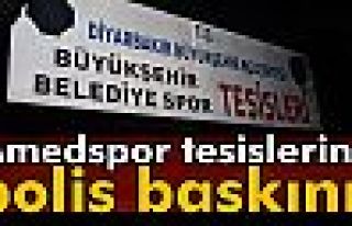 Amedspor tesislerine polis baskını!