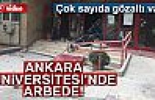 Ankara Üniversitesi Cebeci Kampüsü'nde arbede