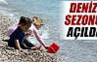 Antalya’da deniz sezonu açıldı