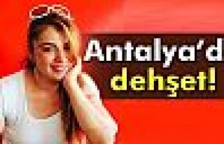 Antalya’da kadın cinayeti