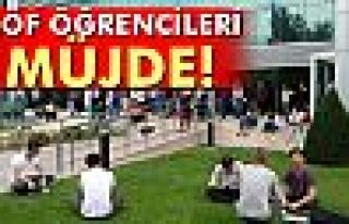 AÖF öğrencilerine müjde