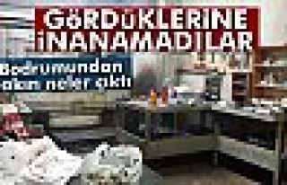 Apartman bodrumunda milyonluk silah atolyesi