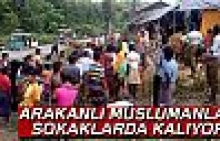 ARAKANLI MÜSLÜMANLAR SOKAKLARDA KALIYOR!