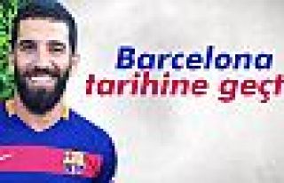 Arda Turan Barcelona tarihine geçti