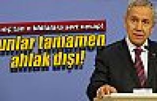 Arınç'tan o iddialara sert cevap!