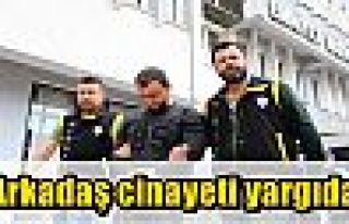 Arkadaş cinayeti yargıda