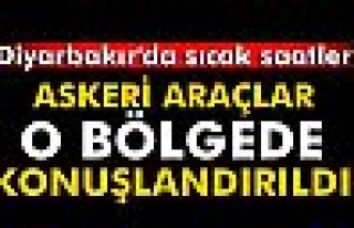 Askeri araçlar o bölgede konuşlandırıldı