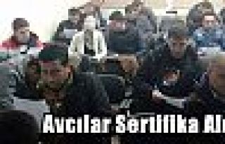 Avcılar Sertifika Aldı