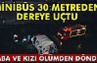 Baba ve kızı ölümden döndü