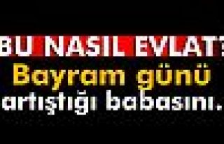 Babasının başına çekiçle vurarak öldürdü!