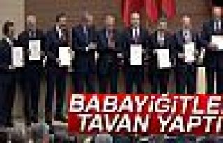 Babayiğitler tavan yaptı