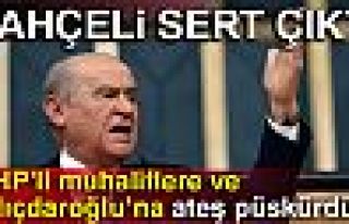 BAHÇELİ SERT ÇIKTI!