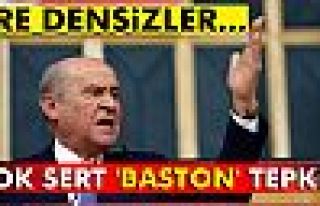 Bahçeli'den 'baston' çıkışı: Bre densizler...