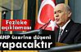 Bahçeli'den fezleke açıklaması