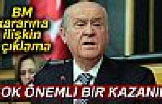 BAHÇELİ'DEN FLAŞ AÇIKLAMA!