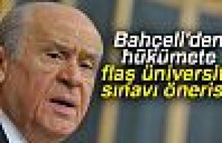 Bahçeli'den flaş öneri!