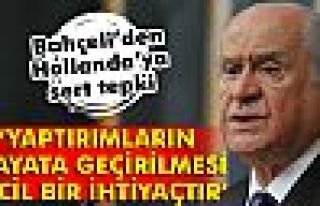 Bahçeli'den Hollanda'ya Sert Tepki!