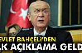 Bahçeli'den İlk Açıklama Geldi!